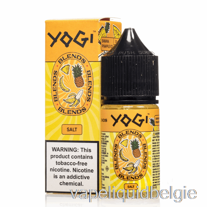 Vape Smaken Banaan Ananas Ijs - Yogi Blends Zouten - 30ml 50mg